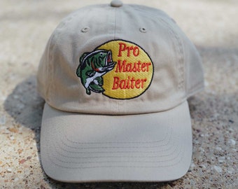 Funny Fishing Dad Hat, Bass Pro Masterbaiter Cap