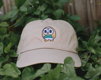 Rowlet Anime Embroidered Hat