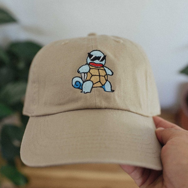 Squirtle Squad Anime Embroidered Hat