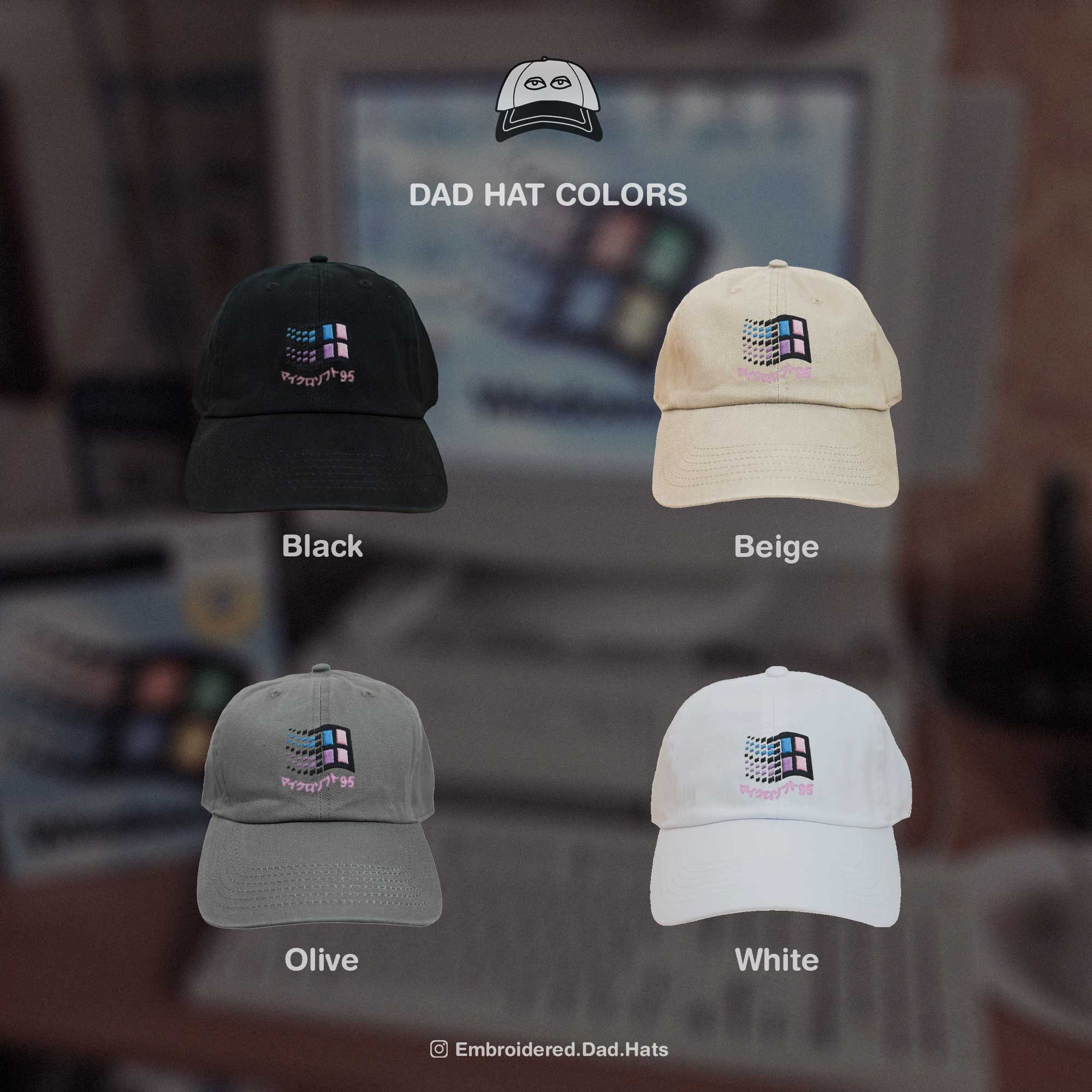 Windows 95 Vaporwave Webcore Y2K Retro Embroidered Hat - Etsy