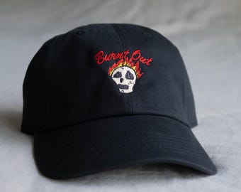 Burnt Out Embroidered Hat
