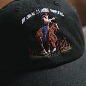 Arthur Morgan Gaming Cowboy RDR2 Quote Embroidered Dad Hat