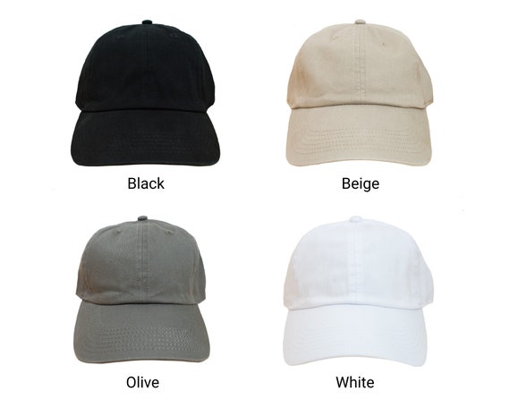 Plain Dad Hat - Etsy