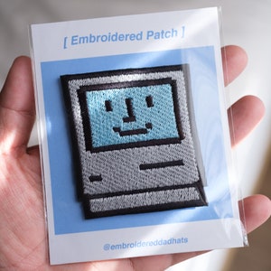 Retro Classic Computer Embroidered Patch