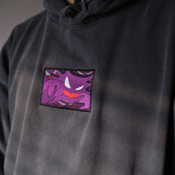 Haunter Ghost Type Embroidered T-Shirt