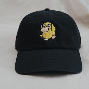 Confused Duck Anime Embroidered Dad Hat