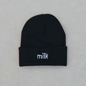 Custom Text Embroidered Beanie