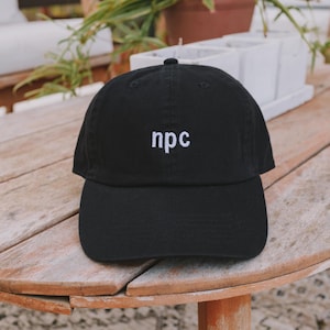 Gorra bordada para papá, personaje no jugable de PNJ, juego de rol, PC