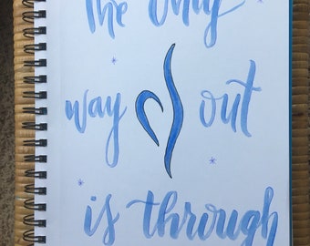Eating Disorder Recovery Print - Handwritten