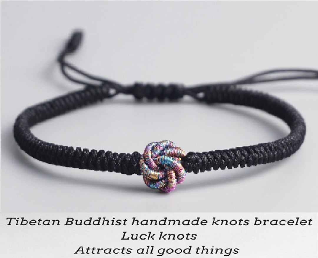 Tibetan buddhist shop knot bracelet