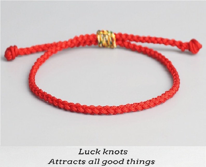 Original Tibetan Buddhist Tibetan Lucky Knot Bracelets Etsy