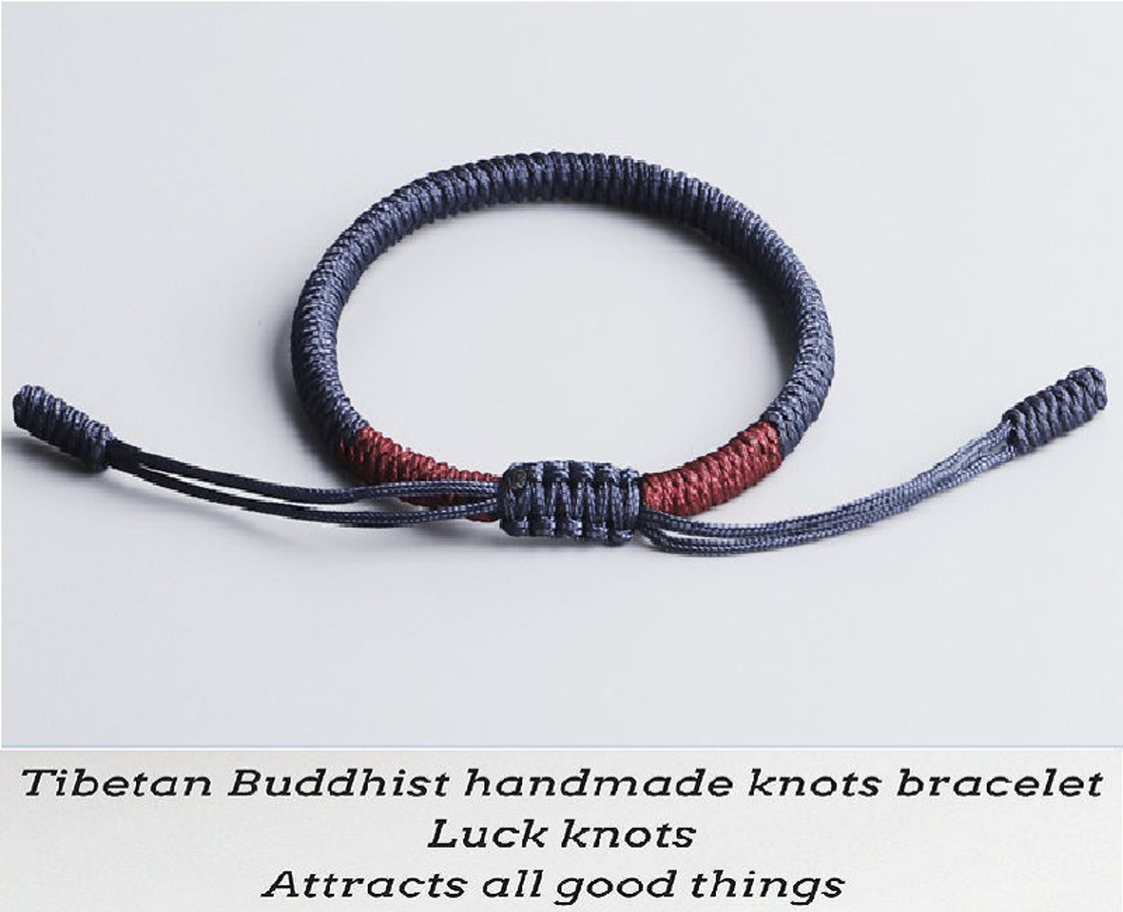 Original Tibetan Buddhist Tibetan Lucky Knot Bracelet Handmade Etsy