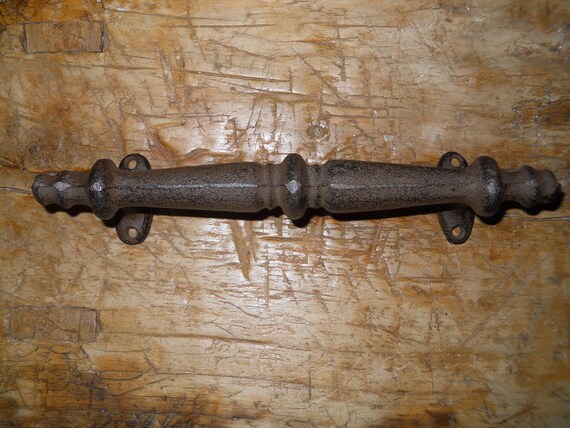 24 HUGE Cast Iron Antique Style RUSTIC Barn Handle Gate Pull Shed Door Handles