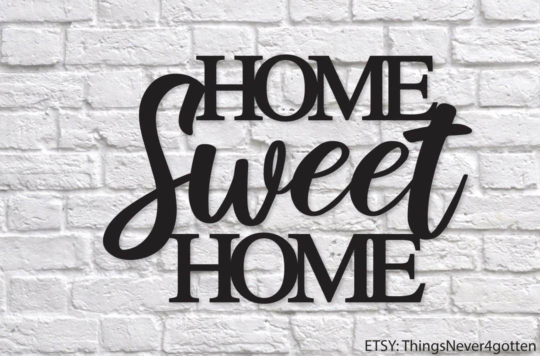 Home Sweet Home Wooden Sign - Etsy