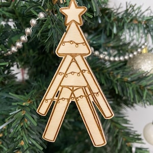 Nugget Ornament - Nugget Comfort Couch Wooden Engraved Ornaments
