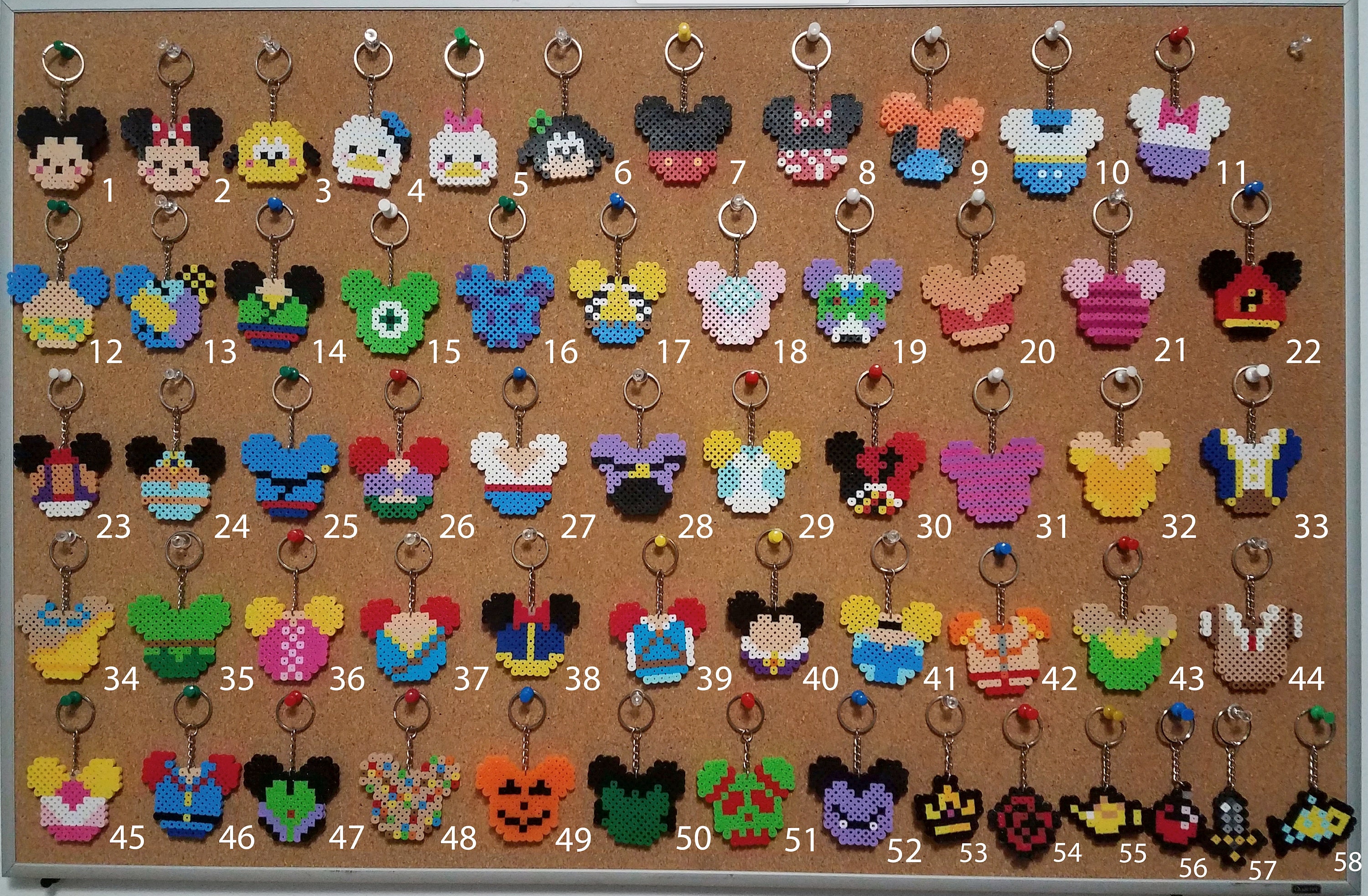 Disney Character Perler Beads