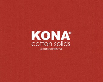 K001-355 - Cayenne | Kona Cotton Solid Fabric by Robert Kaufman - Premium Quilting & Sewing Material |  Sold in HALF YARD Increments