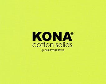 Key Lime Kona Cotton Fabric – Quilting & Sewing Material
