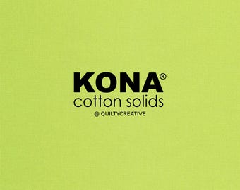 Sprout Green Kona Cotton Fabric – Premium Quilting Material