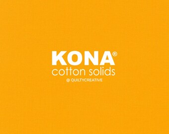 Kona Cotton Fabric - Papaya Solid, Quilting & Sewing Material