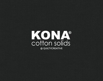 Black Kona Cotton Fabric – Premium Quilting Material (Half Yard)