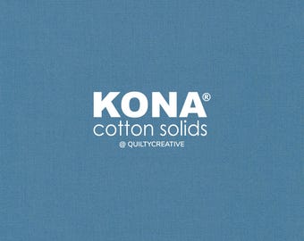 Kona Cotton Fabric - Delft Blue, Premium Quilting Material (Half Yard)