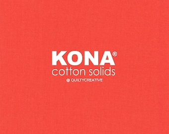 Coral Kona Cotton Fabric – Robert Kaufman Quilting Material