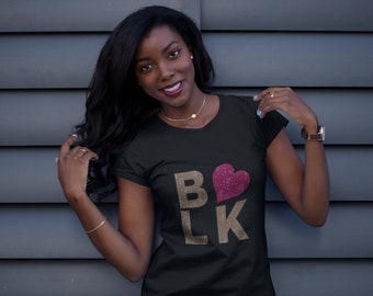 Glitter camiseta Glitter Black Love-T