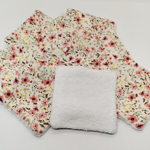Set of 10 reusable make-up pads