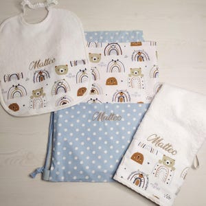 Personalized nursery set, nursery set with bears
