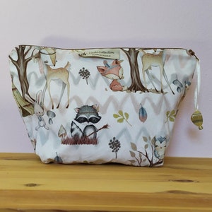 Bolsa clutch para tudo em algodão