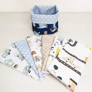 Kinderwaschbecken, Babyhandtücher, Waschbecken mit personalisiertem Korb