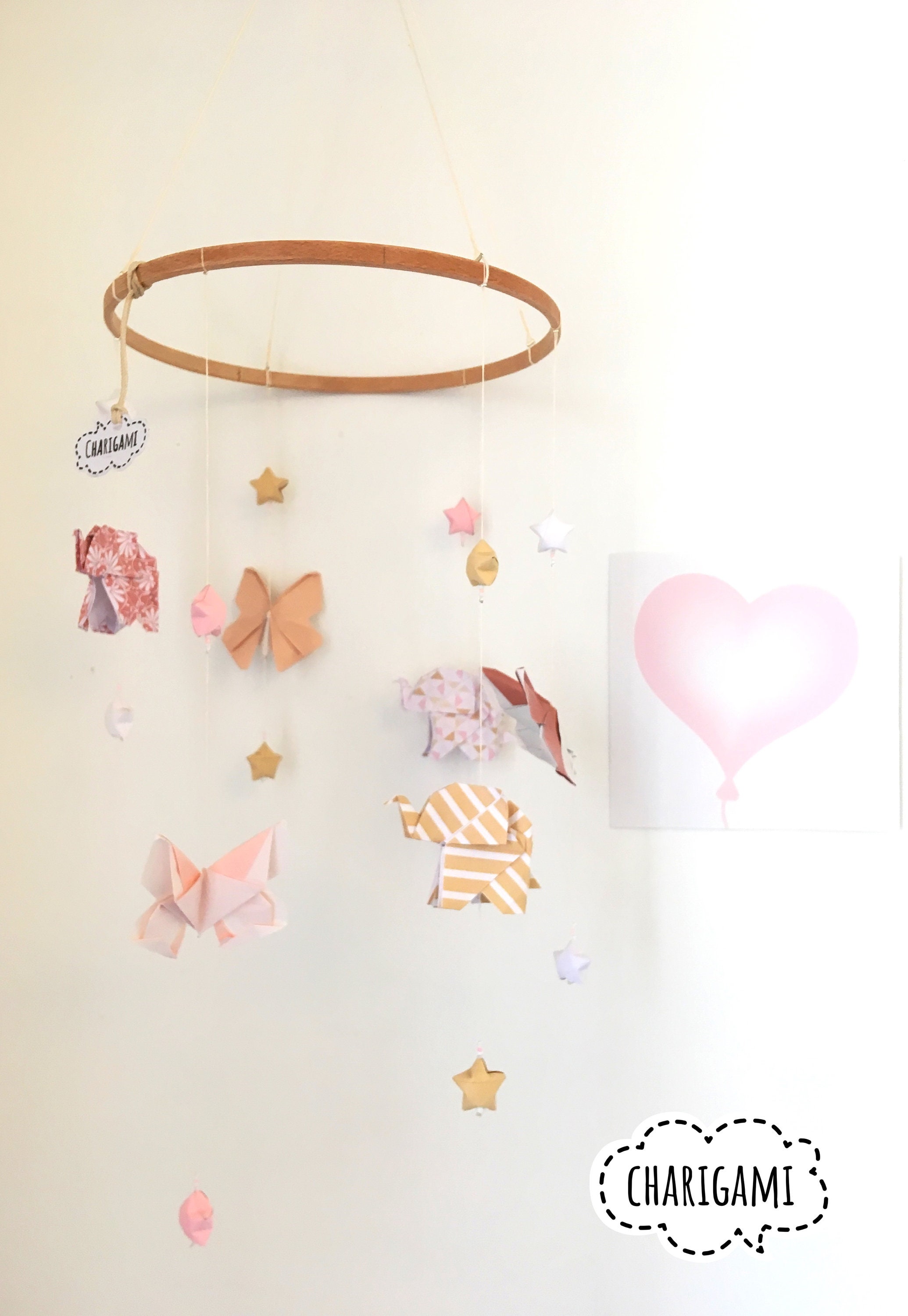 Mobile Bébé Origami