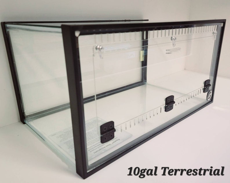 Terrestrial 10gal Aquarium Conversion Kit, reptile cage, reptile enclosure, terrarium, PVC cage, tarantula cage, tarantula enclosure 