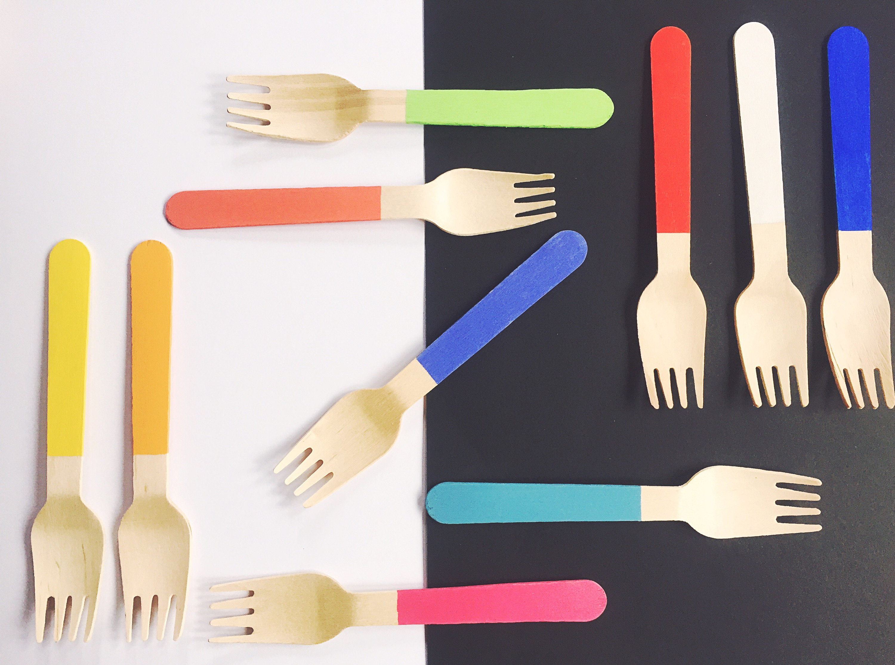 Disposable Wooden Forks 30 EcoFriendly Eating Utensils / Etsy