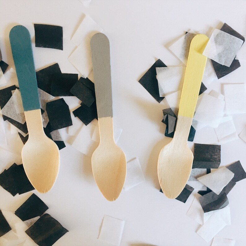 Disposable Wooden Cutlery 36 Ecofriendly Eating Utensils Etsy