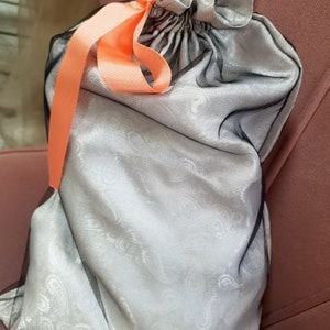 Weiche stilvolle Tasche / Rips Band Tasche / Qualität Polyester und Tüll Beutel / Drawsting für Lengerie / Schuhe / Kosmetik /Kleidung
