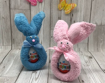 RABBIT FLANIMALS - Rebecca the Rabbit! Made from a cotton flannel.