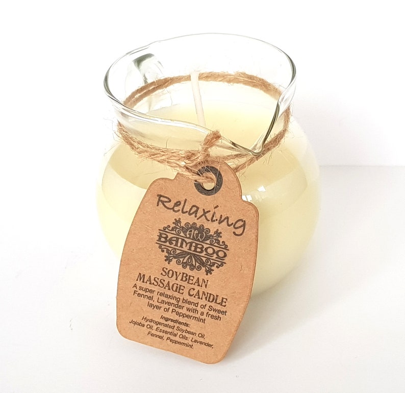 Soybean Massage Candle essential oils Hot Relaxing Sensual Etsy