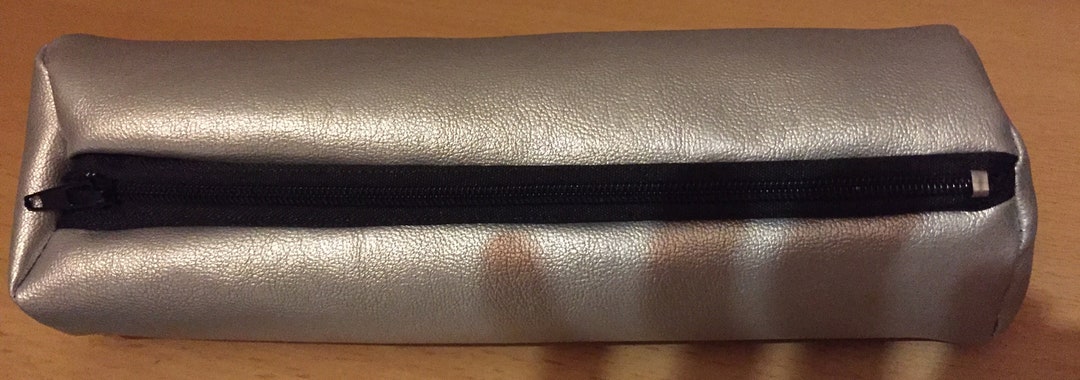 SILVER FABRIC POUCH - Etsy