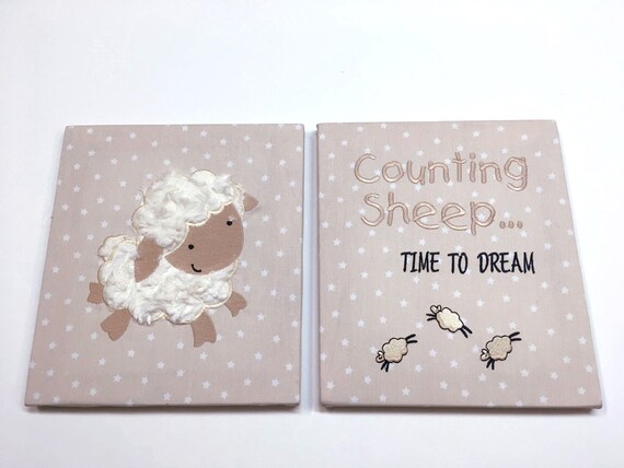 sheep wall art nursery