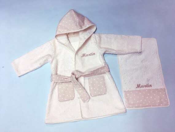 personalized baby bath set