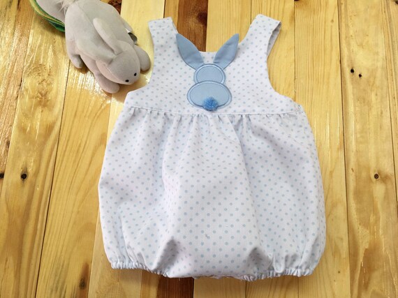 bunny romper baby boy