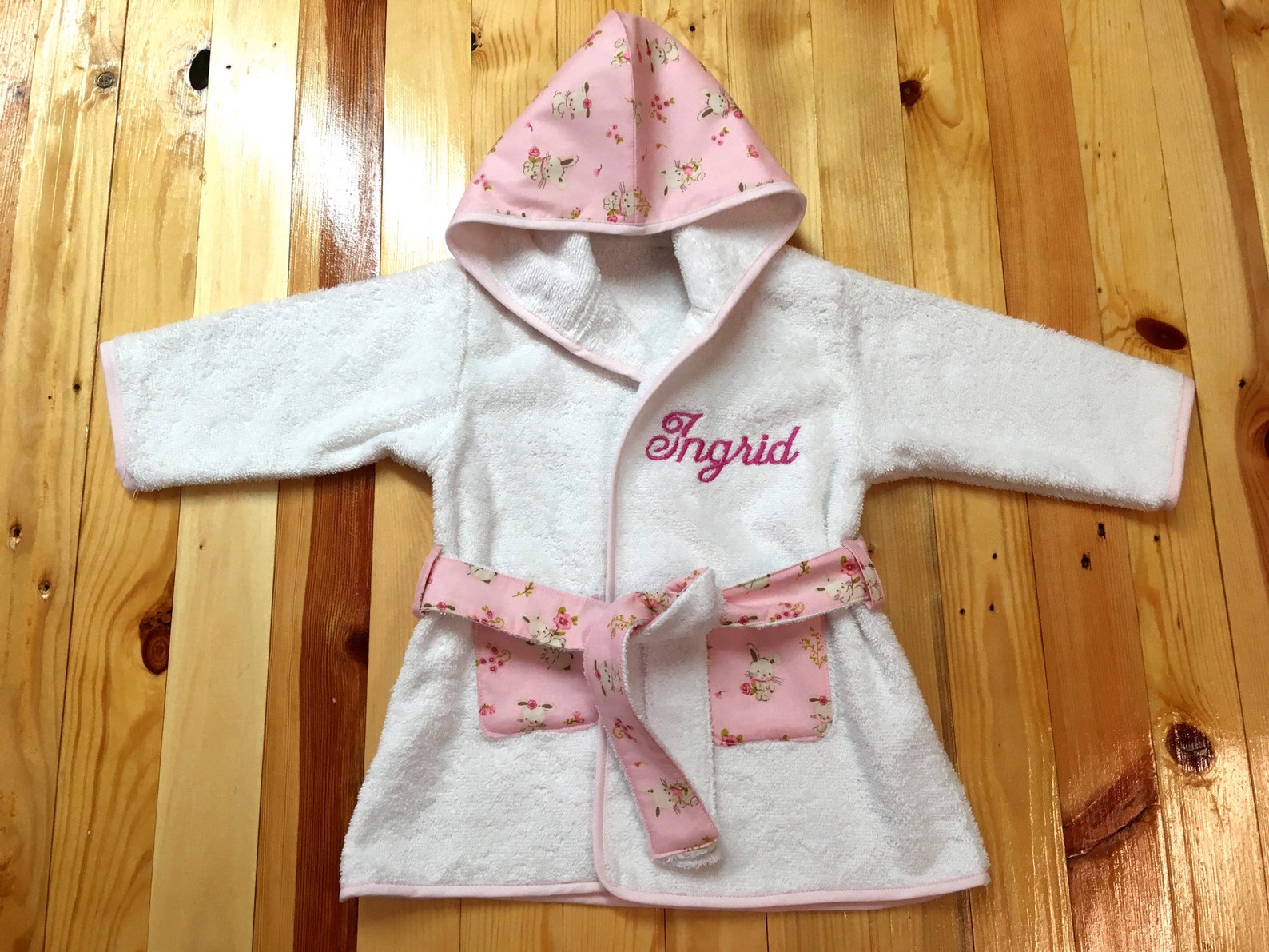 Personalize baby towel set Custom baby girl towels Baby bath Etsy