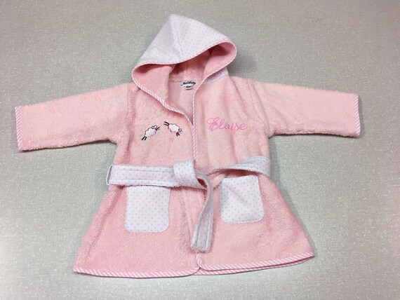 personalized baby bathrobe
