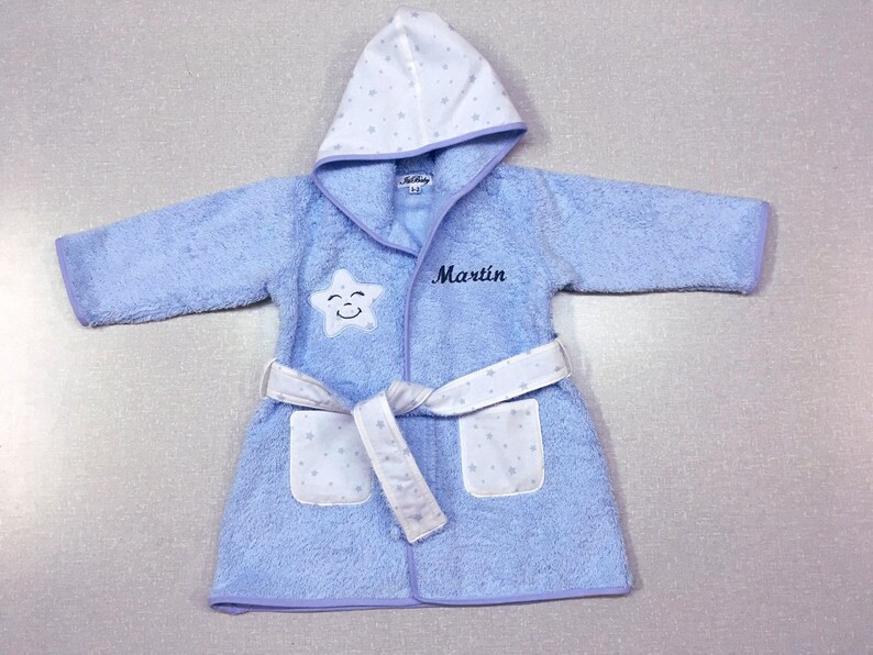 personalized baby bathrobe
