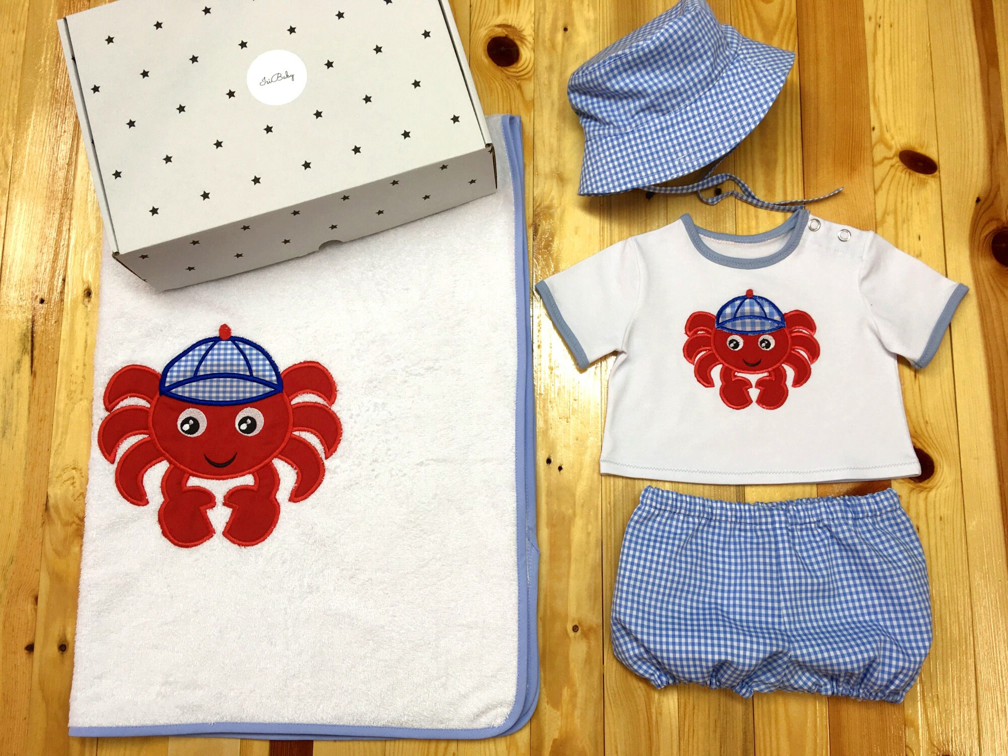 Baby boy beach set Baby boy summer outfit with hat and towel Etsy