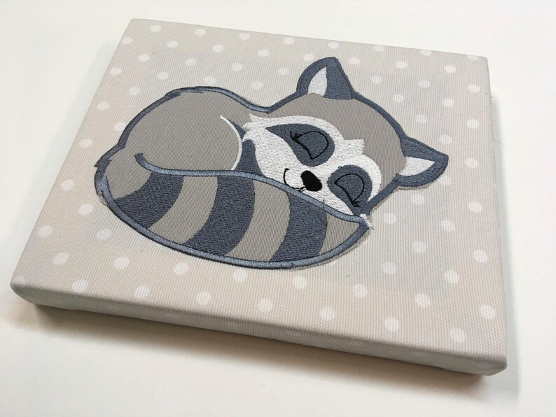 Raccoon Wall Art for Nursery Woodland Animal Wall Decor for Etsy