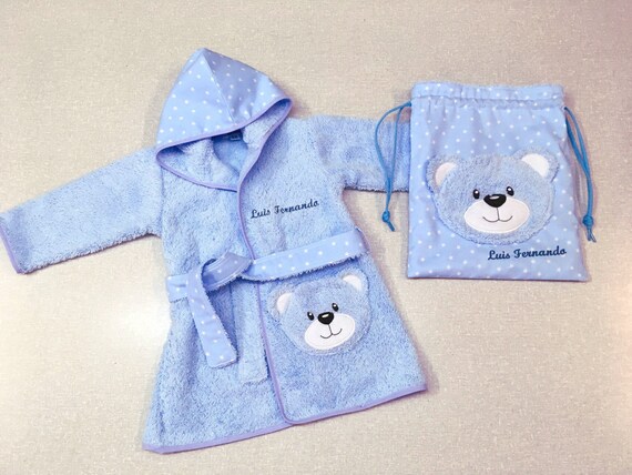 personalized baby bath set