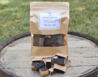 Whiskey Barrel Smoker Chips: White Oak BBQ Wood (1.5 lbs)